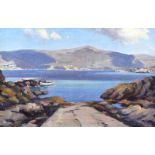Charles McAuley - REDBAY, COUNTY ANTRIM - Oil on Canvas - 15 x 23 inches - Signed