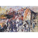 Jack Butler Yeats, RHA - GRIEF - Coloured Print - 8 x 11 inches - Unsigned