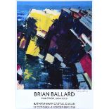 Brian Ballard, RUA - EXHIBITION POSTER, RATHFARNHAM CASTLE, DUBLIN, OCTOBER 2015 - Coloured