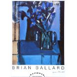 Brian Ballard, RUA - STILL LIFE, JUG OF FLOWERS - Coloured Print - 19 x 15 inches - Signed