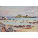 Nano Reid, RHA - SEASCAPE - Watercolour Drawing - 6 x 9 inches - Signed