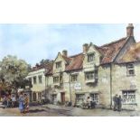 Eric R. Sturgeon - THE MARKET HOUSE, SOMERTON, SOMERSET - Coloured Print - 13 x 19 inches - Signed