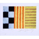 Sean Scully, RHA - ABSTRACT - Limited Edition Coloured Print (28/100) - 4 x 6 inches - Signed