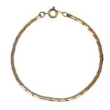 9CT GOLD SNAKE-LINK BRACELET