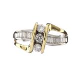 14CT GOLD DIAMOND RING