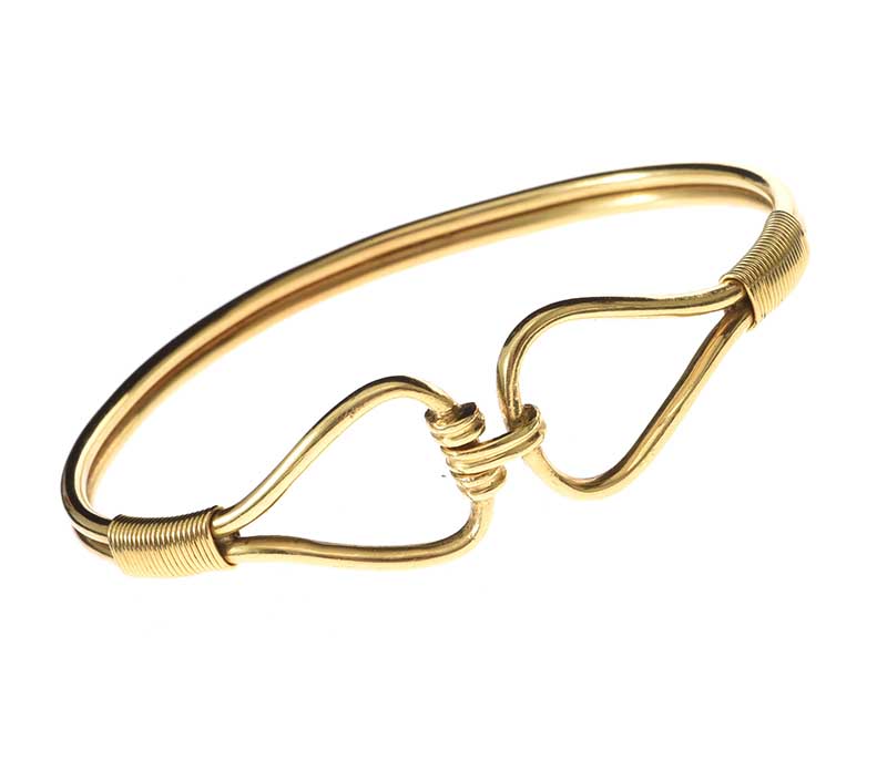 18CT GOLD BANGLE