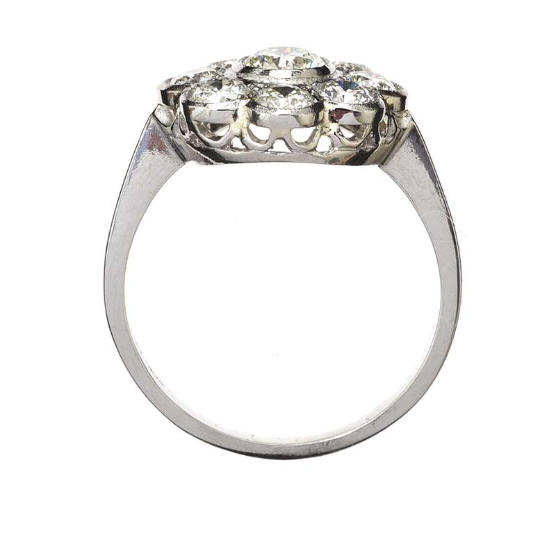 PLATINUM DIAMOND RING - Image 3 of 3