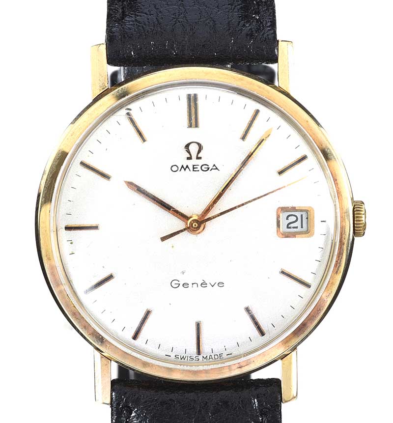 9CT GOLD OMEGA WATCH - Image 2 of 2