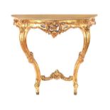 ANTIQUE GILT CONSOLE TABLE