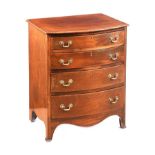 MAHOGANY CHEST OF DRAWERS