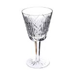 TWELVE WATERFORD CRYSTAL WINE GLASSES