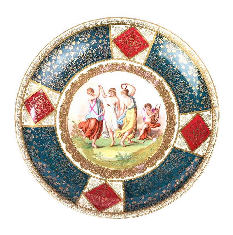 PAIR OF VIENNA WALL PLAQUES - Image 2 of 6