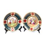 PAIR OF VIENNA WALL PLAQUES