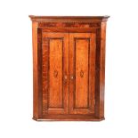 GEORGIAN OAK CORNER CABINET