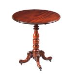 WILLIAM IV MAHOGANY LAMP TABLE