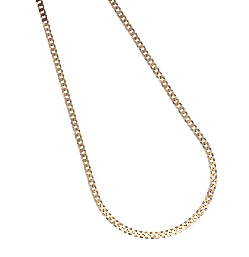 9CT GOLD CURB LINK CHAIN