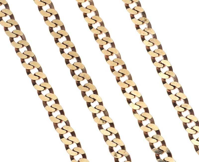 9CT GOLD CURB LINK CHAIN - Image 2 of 3