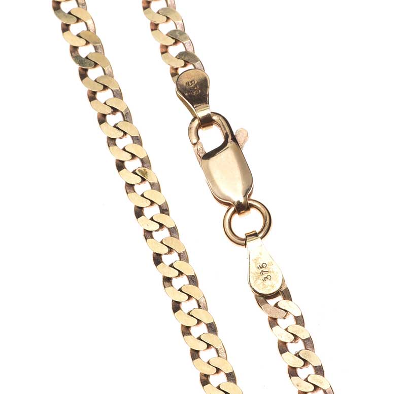 9CT GOLD CURB LINK CHAIN - Image 3 of 3