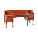 REGENCY MAHOGANY SIDEBOARD