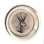 LIMITED EDITION BERNARD BUFFET SILVER PLATE