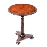 WILLIAM IV ROSEWOOD LAMP TABLE