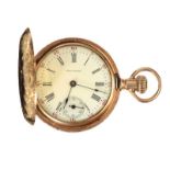 ANTIQUE 14CT GOLD LADY'S FOB WATCH