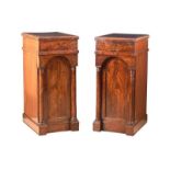 PAIR OF WILLIAM IV PEDESTALS