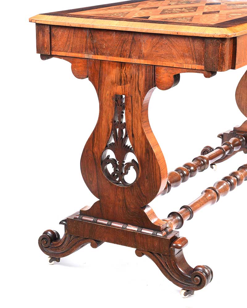 WILLIAM IV INLAID SIDE TABLE - Image 9 of 9