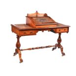 REGENCY MAHOGANY DESK