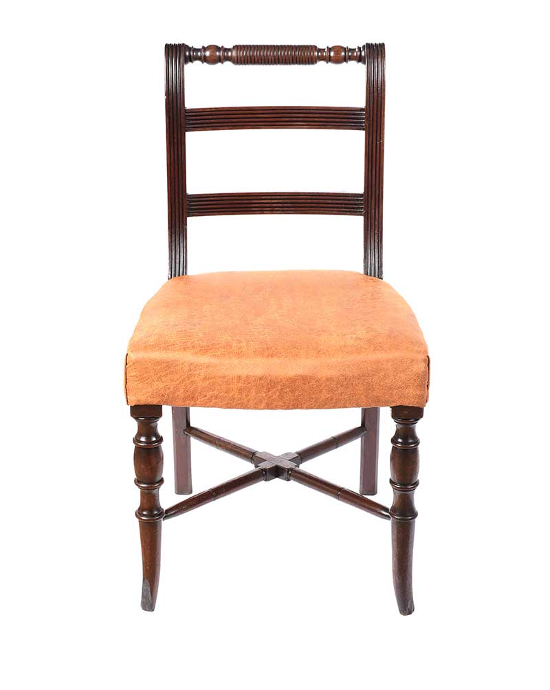 REGENCY MAHOGANY SIDE CHAIR - Image 4 of 6