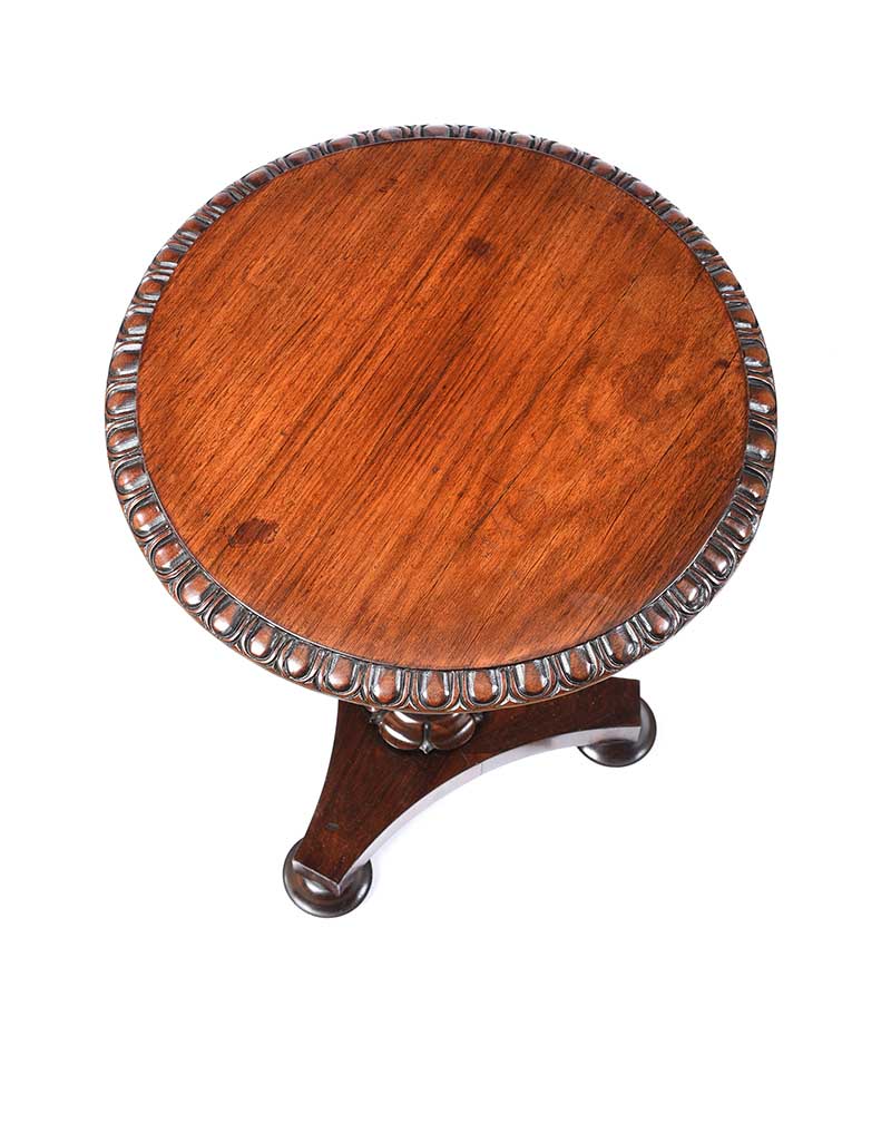 WILLIAM IV ROSEWOOD LAMP TABLE - Image 3 of 4