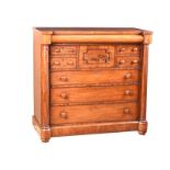 VICTORIAN MAHOGANY SCOTCH CHEST OF DRAWERS