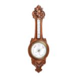 OAK CASED BAROMETER