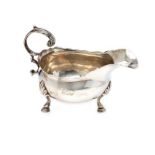 LONDON SILVER SAUCE BOAT