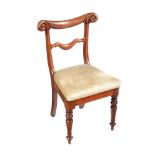 VICTORIAN MAHOGANY SIDE CHAIR