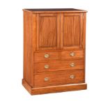 EDWARDIAN MAHOGANY TALLBOY CHEST OF DRAWERS