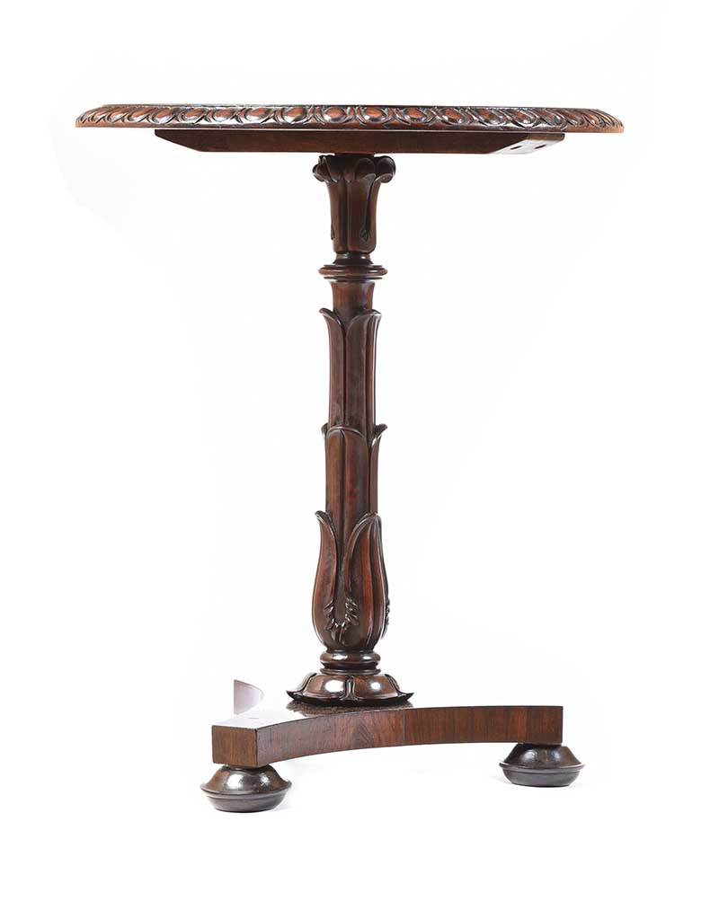 WILLIAM IV ROSEWOOD LAMP TABLE - Image 4 of 4