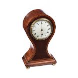 EDWARDIAN BALLOON HEAD MANTEL CLOCK