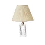 WATERFORD CRYSTAL TABLE LAMP & SHADE