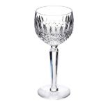 SET OF EIGHT WATERFORD CRYSTAL HOCK GLASSES