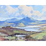 Gerald G. Carson - LOUGHANURE, COUNTY DONEGAL - Oil on Canvas - 16 x 20 inches - Signed