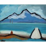 Markey Robinson - AT THE FOOT OF THE MOURNES - Oil on Board - 13 x 16 inches - Signed