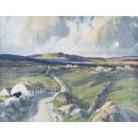 James Humbert Craig, RHA RUA - ARANMORE FROM THE ROSSES, DONEGAL - Coloured Print - 16 x 21 inches -