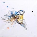 Kathryn Callaghan - FLIGHT - Limited Edition Coloured Giclee Print (5/195) - 17 x 17 inches - Signed