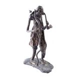 Eastern School - THE TRAVELLER - Cast Bronze Sculpture - 10 x 6 inches - Unsigned