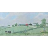 Martin McKeown - LINFORD WATER, FEYSTOWN ABOVE GLENARM, COUNTY ANTRIM - Oil on Canvas - 12 x 24