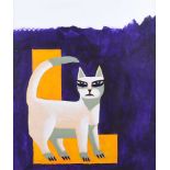 Graham Knuttel - MR CAT - Oil on Board - 24 x 20 inches - Signed