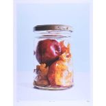 Stephen Johnston - PLUMS IN THE JAR - Limited Edition Coloured Print (2/350) - 19 x 14 inches -