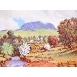 David Overend - SLEMISH MOUNTAIN, COUNTY ANTRIM - Coloured Print - 6 x 8 inches - Signed