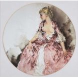 Sir William Russell Flint, RA - RAY AS MADAME POMPADOUR & RAY AS MADAME DU BARRY - Pair of